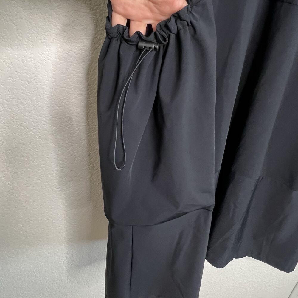 Comfy USA 3X Stretch Jersey Knee Length Dress Black Lagenlook Flowy Travel Aa2 - Picture 3 of 6